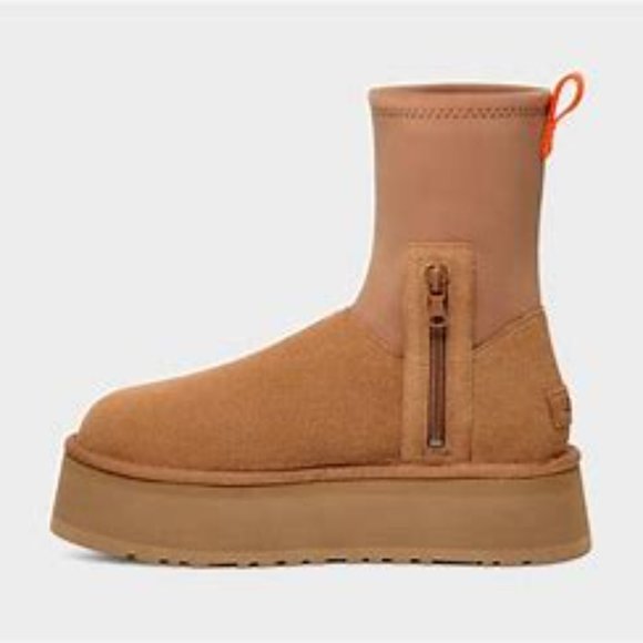 UGG $170 Classic Dipper Platform Chestnut Sz 10 NIB! - Picture 5 of 5
